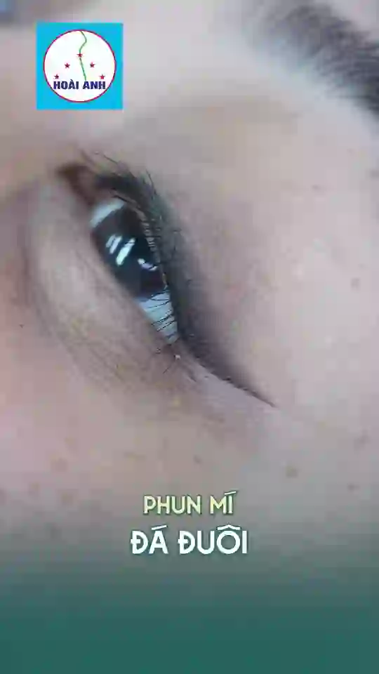 Cận cảnh phun mí đá đuôi — mắt sắc nét tự nhiên