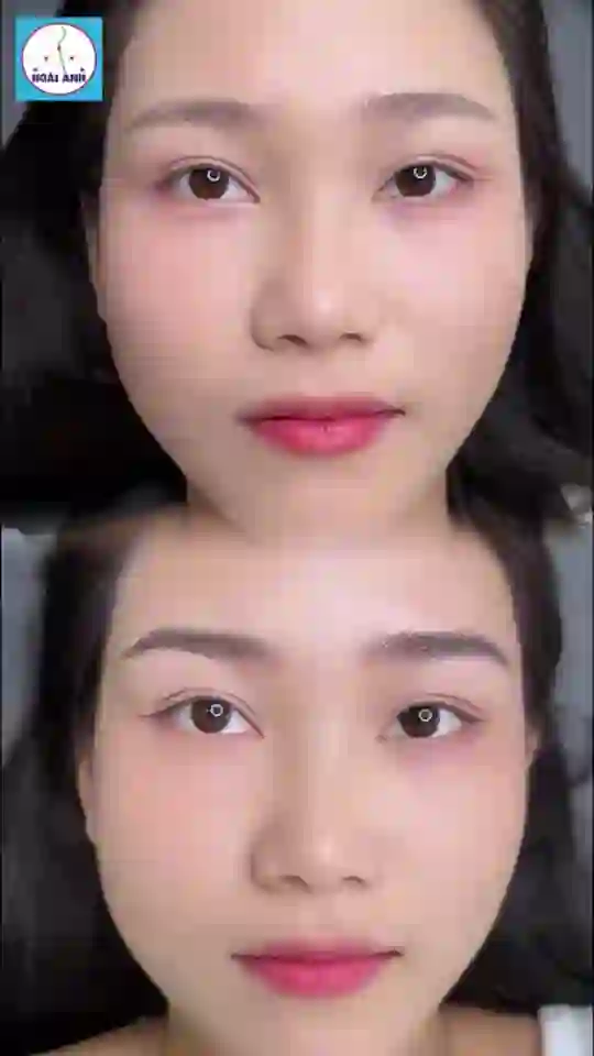 Chân mày đẹp tự nhiên, hài hòa gương mặt