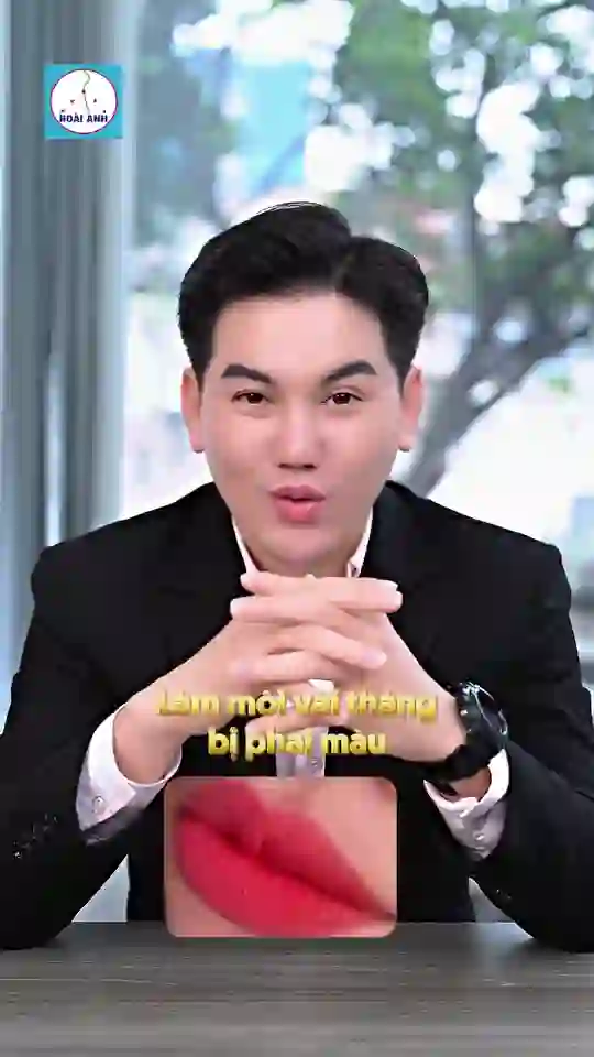 Vì sao màu môi phun bị phai sau vài tháng?