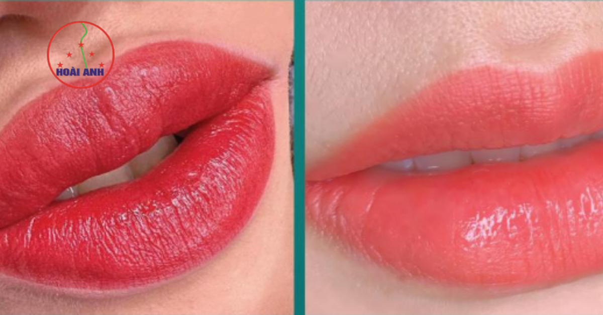 mực phun môi độc quyền hoài anh