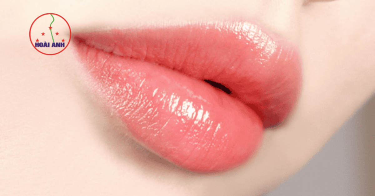 màu môi tươi tắn tại hoài anh
