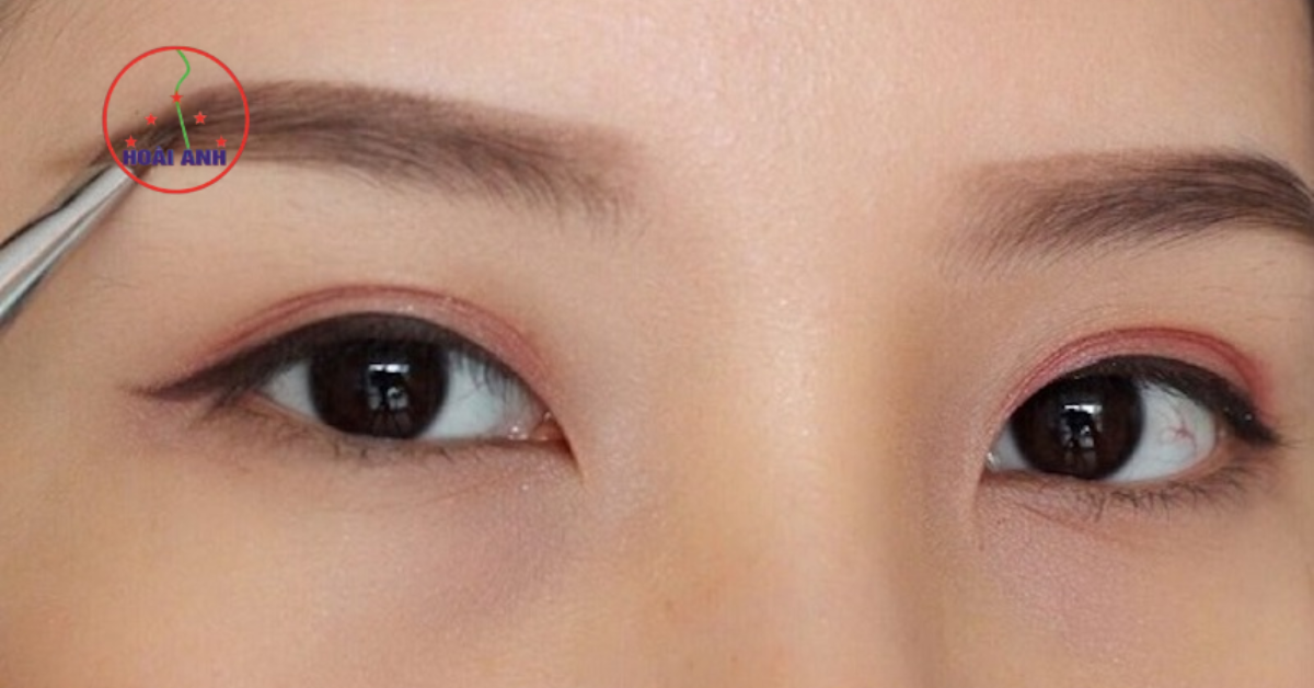 Kết quả phun xăm chân mày Hoài Anh