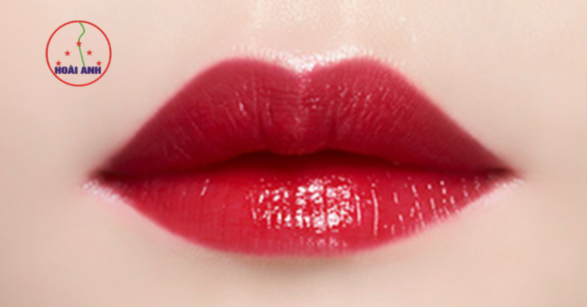 Phun môi đỏ cherry không thâm môi