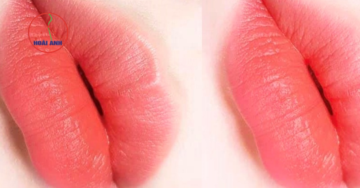 Môi cam san hô tươi tắn trẻ trung