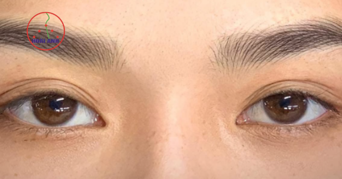 Mực phun mày Hoài Anh bền màu lâu dài