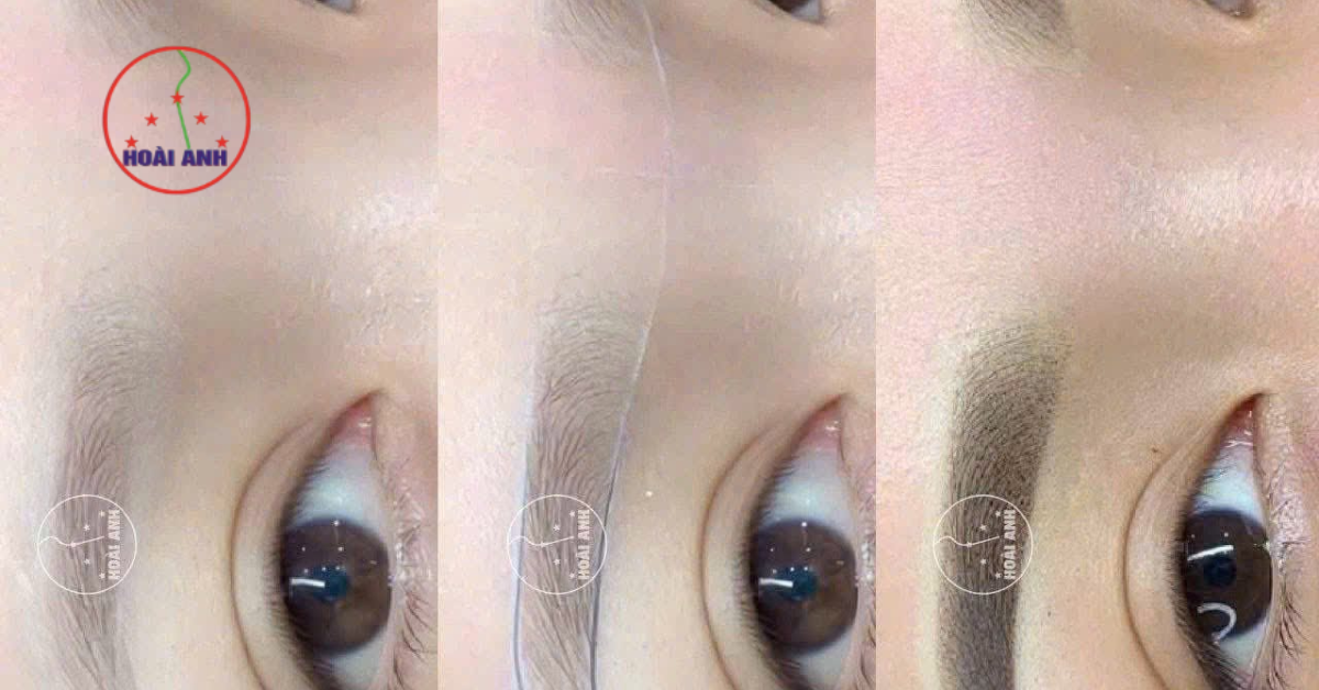 Điêu khắc và phun thêu chân mày khác nhau