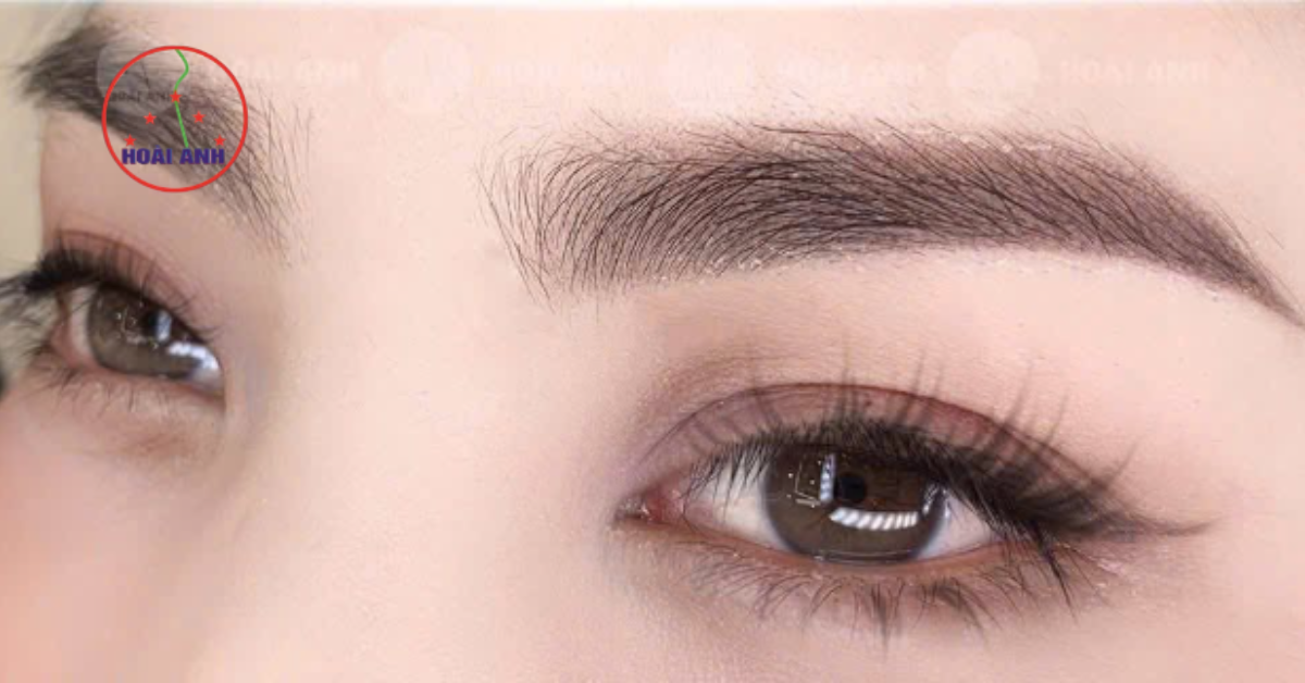 Phun thêu chân mày đẹp tự nhiên tại Hoài Anh