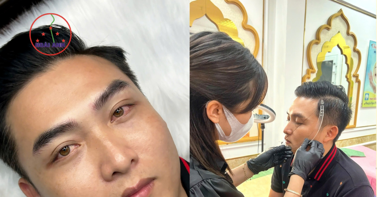 Phun mày nam giúp khuôn mặt hài hòa hơn