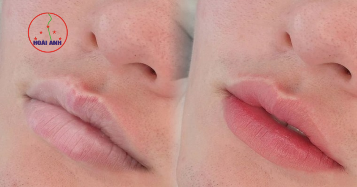 Khử thâm môi cho nam