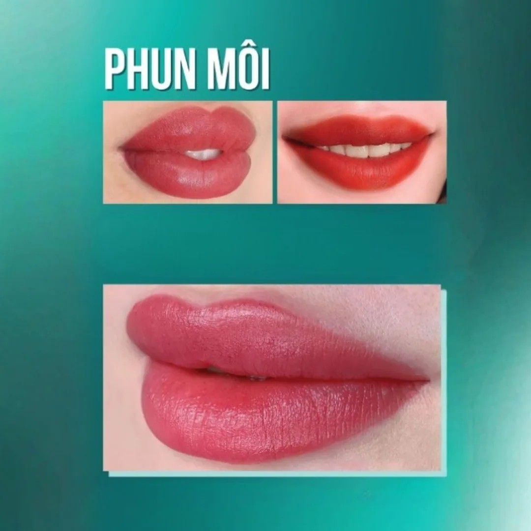Các dịch vụ phun môi nổi bật tại TMV Hoài Anh