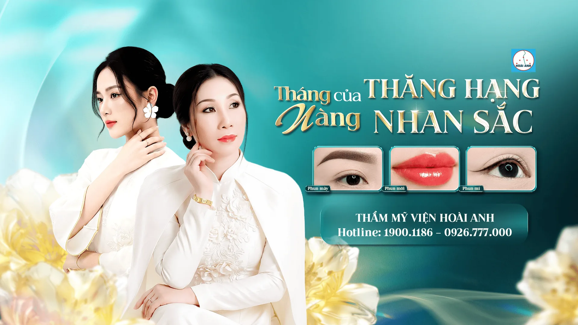Thẩm Mỹ Viện Hoài Anh — 25 năm phun chân mày, phun môi, phun mí tự nhiên