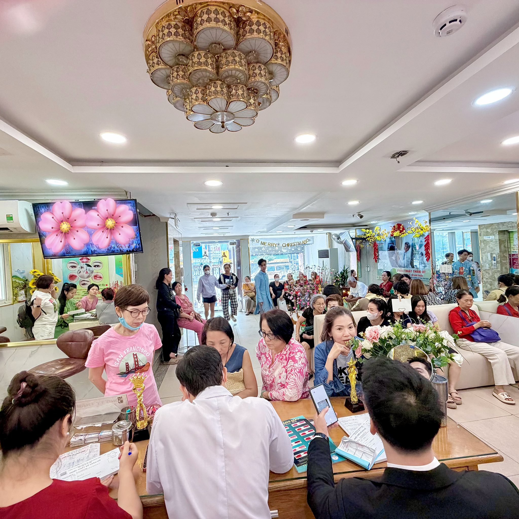 Không gian tiếp khách tại Thẩm Mỹ Viện Hoài Anh chi nhánh Quận 1